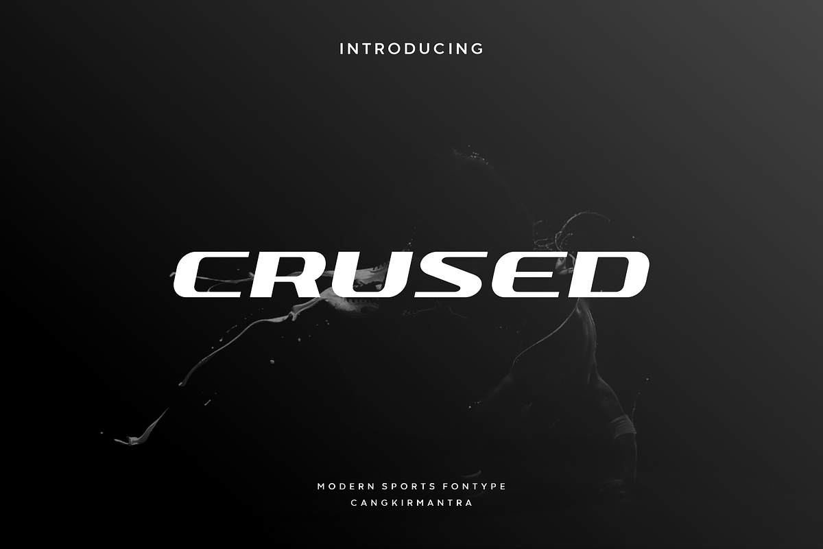 Crused, a Font by garismantra (Photo 1 of 4)