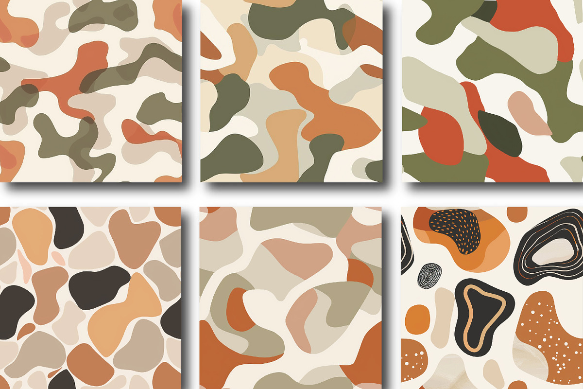 Organic Shapes Seamless Pattern, a Pattern Graphic by DreamCafeArt (Photo 4 of 7)