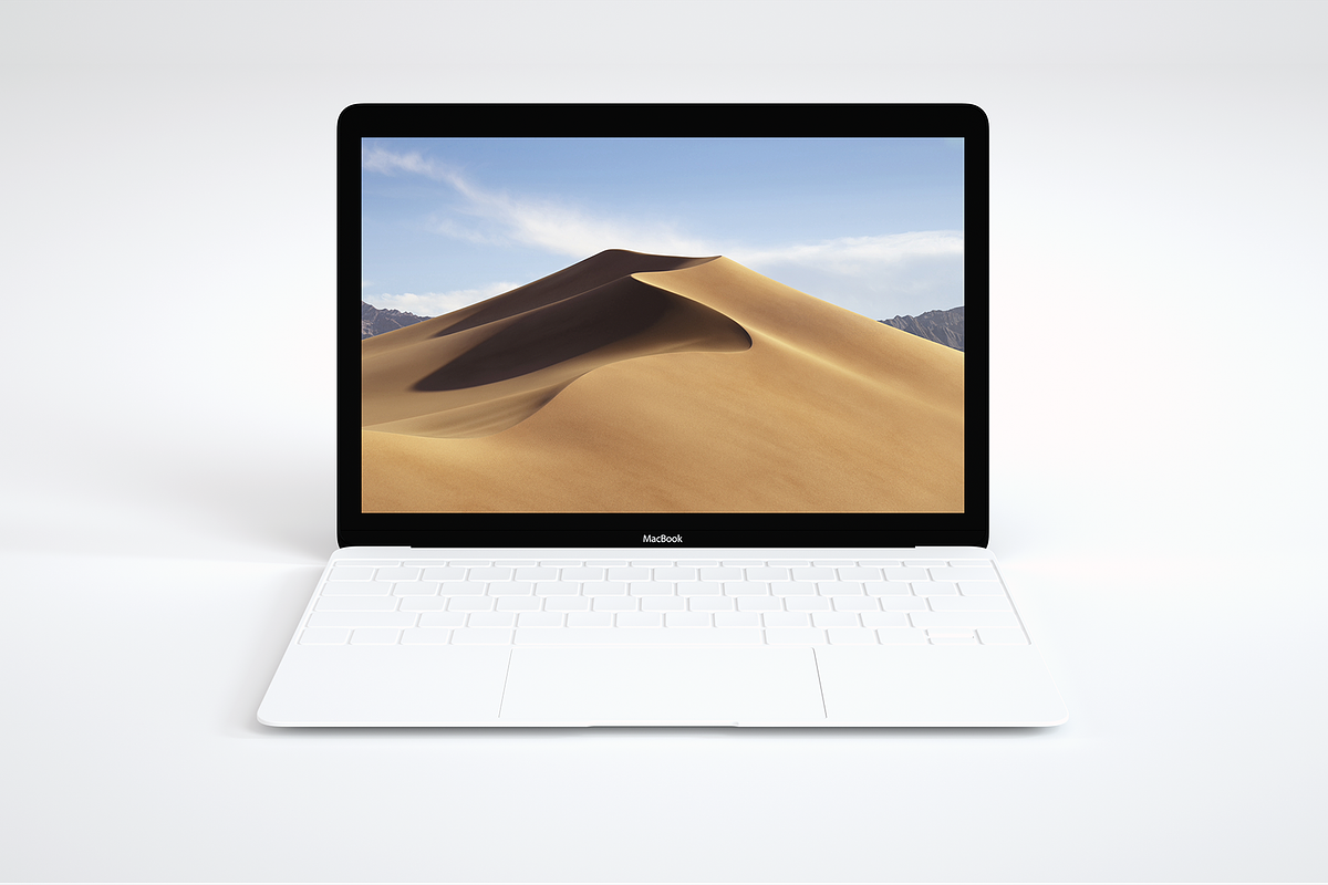 Apple Macbook Mockup 5K, a Mac Mockup by Iamjaydesign (Photo 1 of 6)