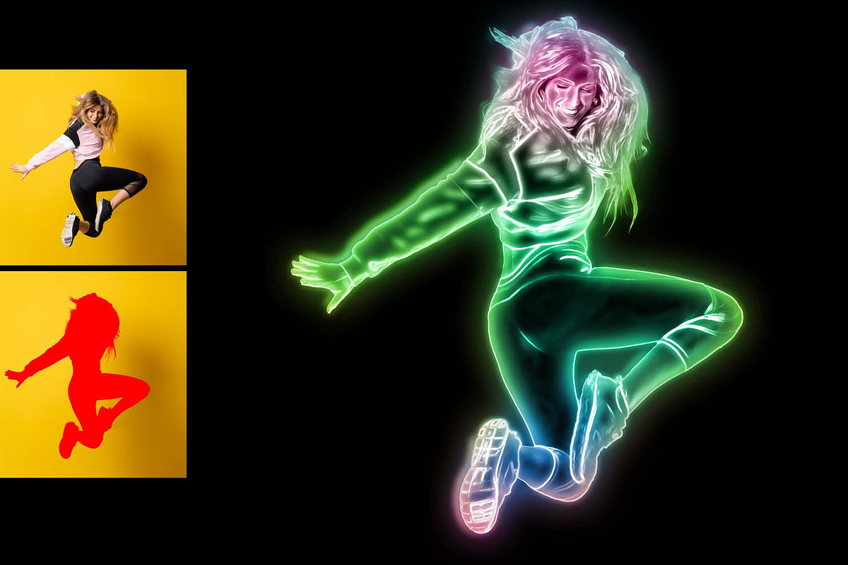 Neon Photo Painting Photoshop Action, an Action Add-On by MRI STUDIO (Photo 15 of 17)