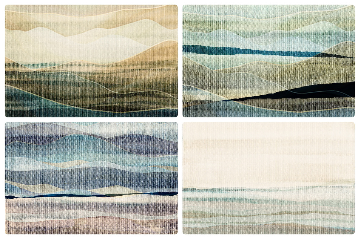 Abstract Canvas Texture Landscape, a Texture Graphic by sibel dayı (Photo 9 of 11)