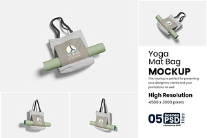 Yoga Mat Bag Mockup, a Product Mockup by bimockup