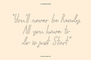 CS Meander Dashed, a Script Font by Craft Supply Co. (Thumbnail 2 of 8)