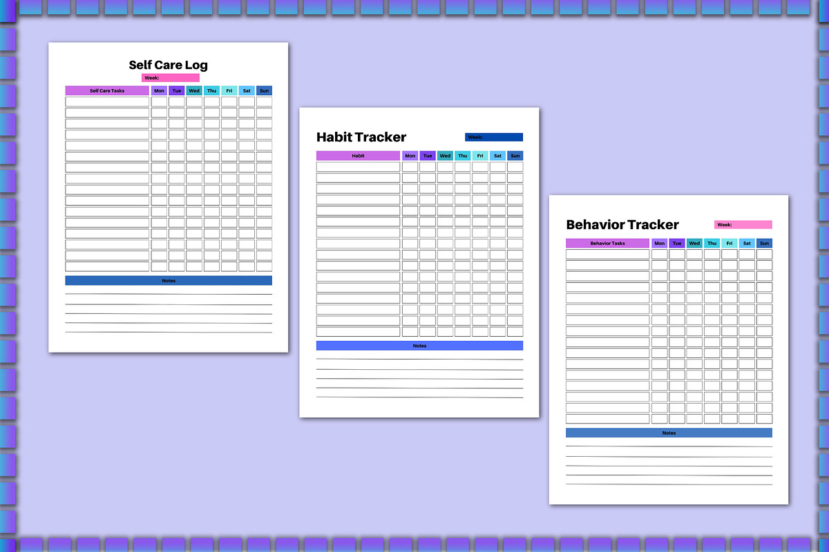 Printable Depression Workbook Canva