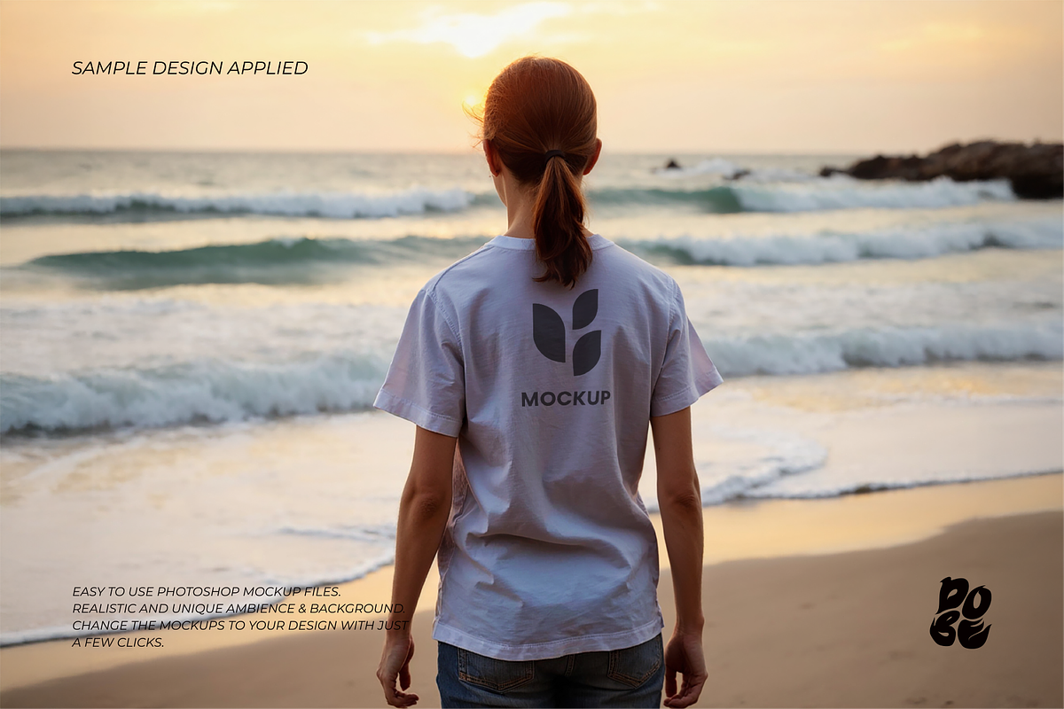 Tshirt Collection Mockup Set, a Shirt Mockup by DOBE Studio (Photo 2 of 12)