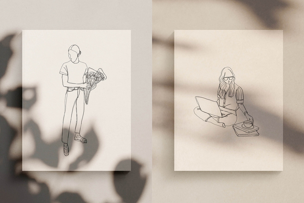 At Home: Line Drawings, a Technology Illustration by Whimsy Works (Photo 7 of 8)
