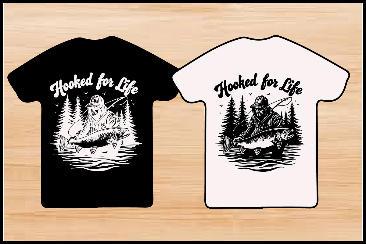 Funny Fishing T-Shirt Bundle, an Object Graphic by Designer_Momina (Photo 2 of 11)