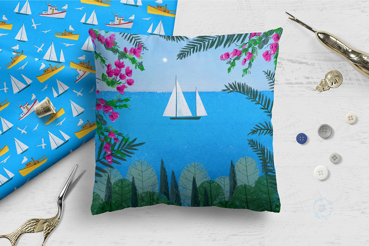 Seaside Town. Landscape maker., an Illustration by Dinkoobraz (Photo 10 of 14)