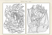 Dragon Boys Manga Style, an Animal Illustration by Samiramay (Thumbnail 3 of 5)