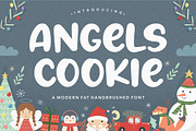 Angels Cookie - Modern Brushed Font, a Script Font by Balpirick Studio (Thumbnail 1 of 7)