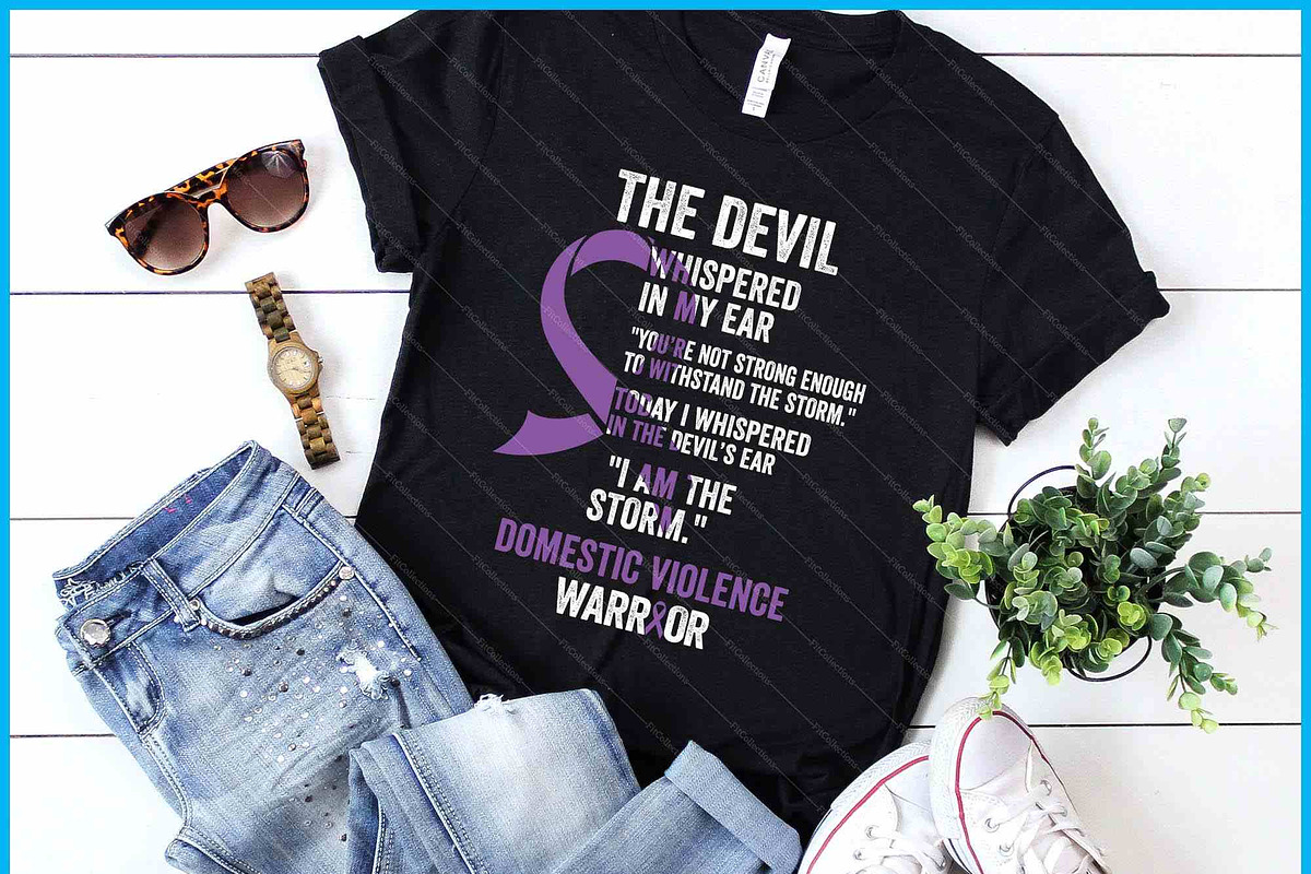 The Devil Domestic Violence Awarenes, a Graphic by Creativeusart (Photo 1 of 4)
