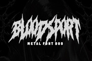 BLOODSPORT - A METAL FONT DUO, a Blackletter Font by Mark Richardson (Thumbnail 1 of 4)