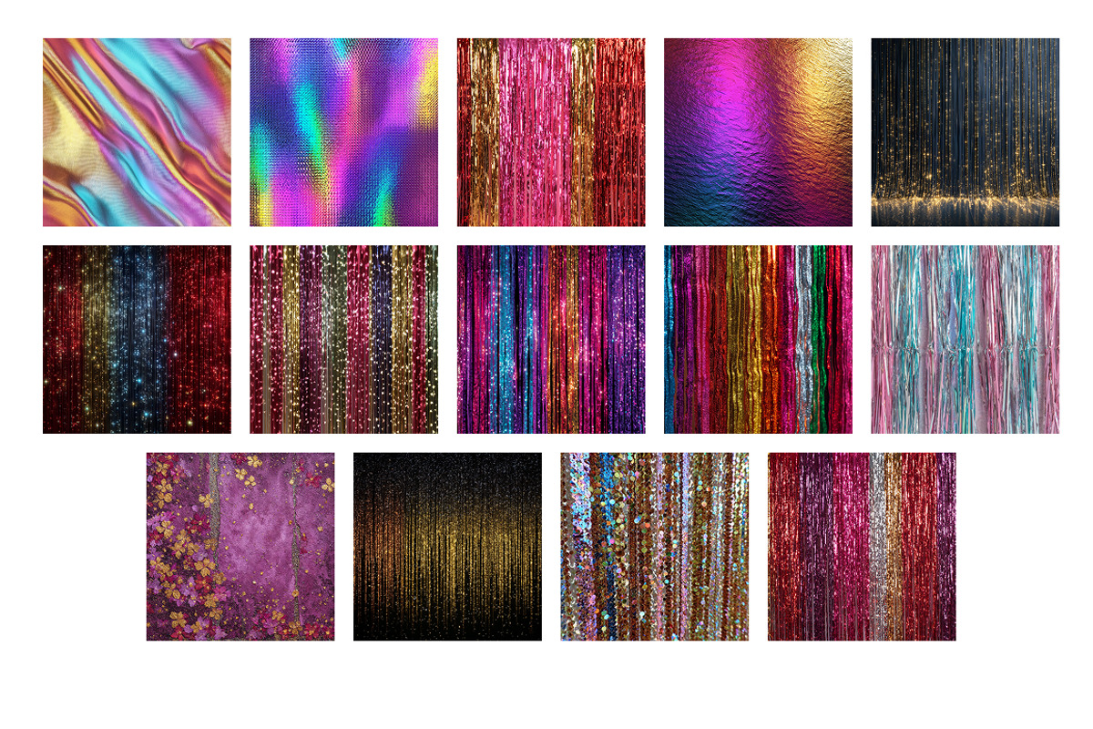 Disco Glitter Backgrounds Bundle, a Texture Illustration by InkyQueenArt (Photo 5 of 7)