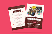 Saloon Wedding Invitation Template, a Resume Template by iDoodle Studio (Thumbnail 2 of 4)