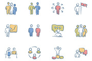 Business Peoples Hand Drawn, an Icon by Color Cubes (Thumbnail 2 of 5)