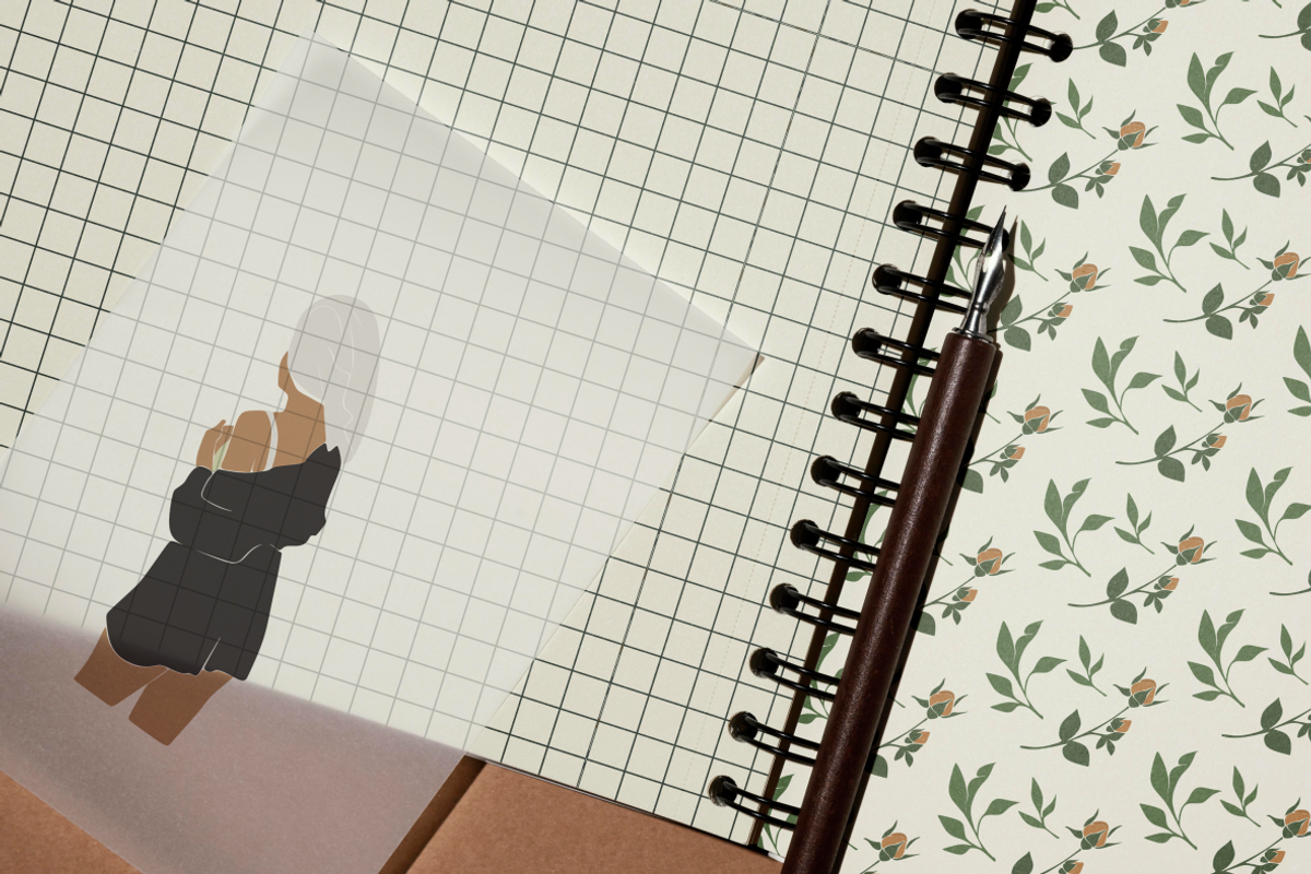 Woman in the house, spa day, an Illustration by Yana_mide (Photo 3 of 10)