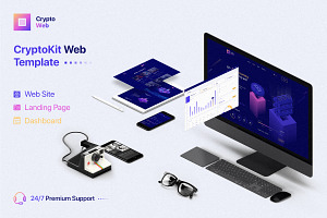 Crypto HTML Web Template