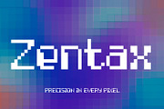 Zentax Bitmap Sans Serif Font, a Serif Font by OWPictures (Thumbnail 1 of 11)