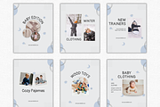 Kids Shop Canva Templates, a Social Media Template by Talipic Designs (Thumbnail 2 of 5)