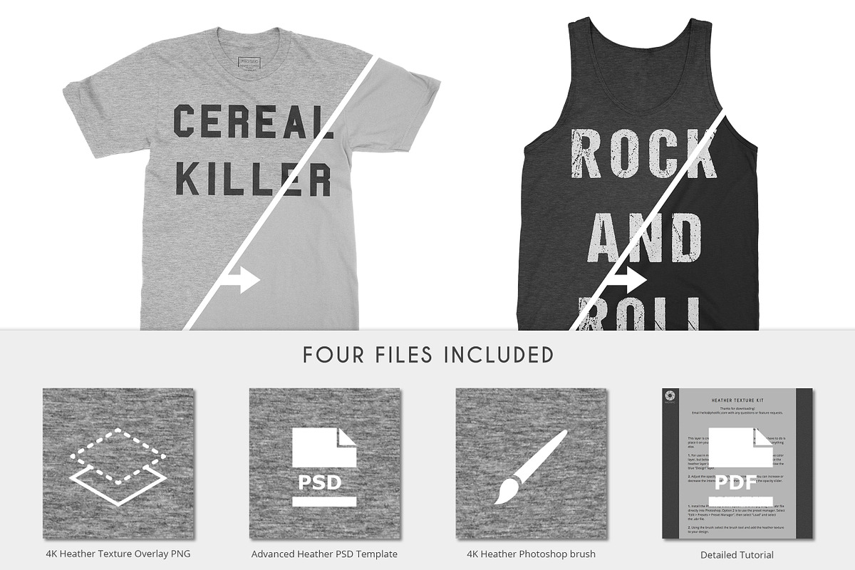 Heather Texture Bundle, a Texture Graphic by Photific (Photo 2 of 5)