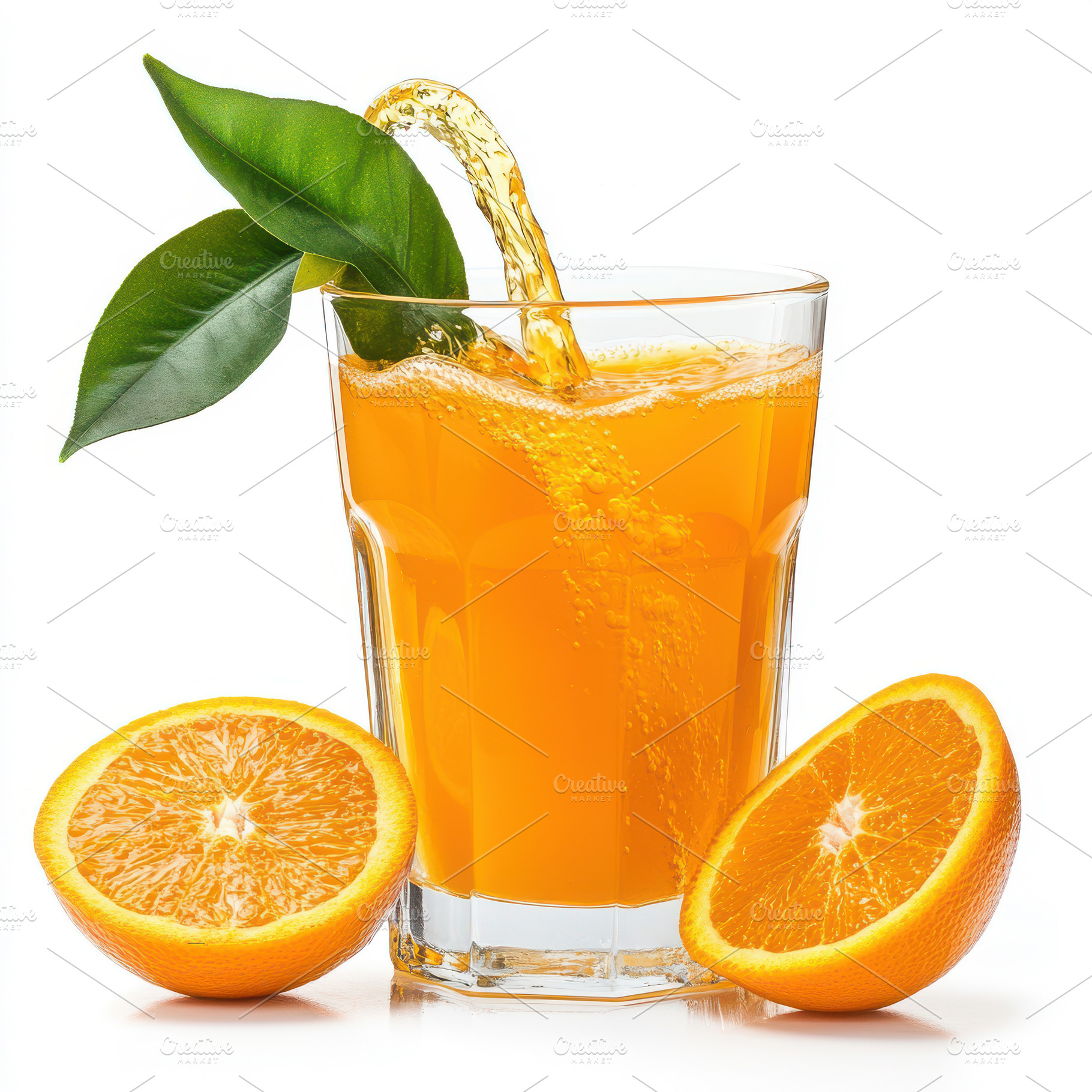 Fresh Orange Juice Pouring Glass Cit, a Food & Drink Photo by Pixeness Studio
