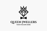 Queen Jewelers Diamond Logo, a Branding & Logo Template by Creattlle (Thumbnail 2 of 3)