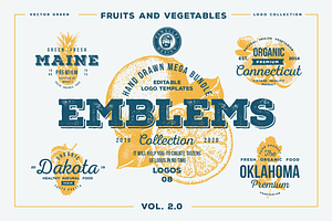 Hand Drawn Vintage Emblem Volume 2.0