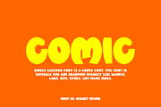 Komas Cartoon Font, a Sans Serif Font by Iqsiart Studio (Thumbnail 3 of 7)