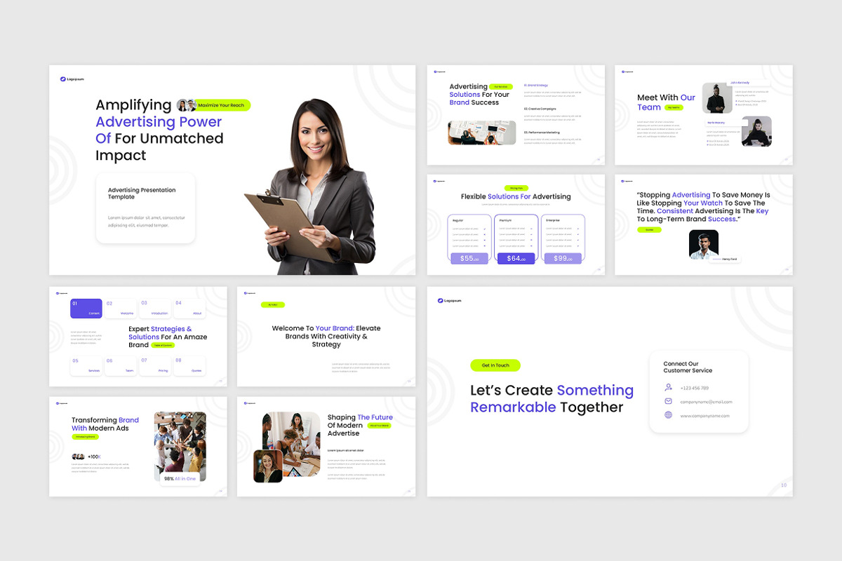 Modern Advertising Agency Keynote, a Presentation Template by Antstheme (Photo 2 of 2)