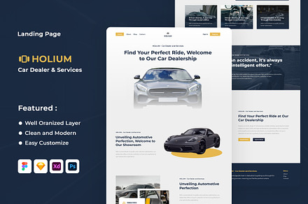 HOLIUM - Car Dealer and Services Lan