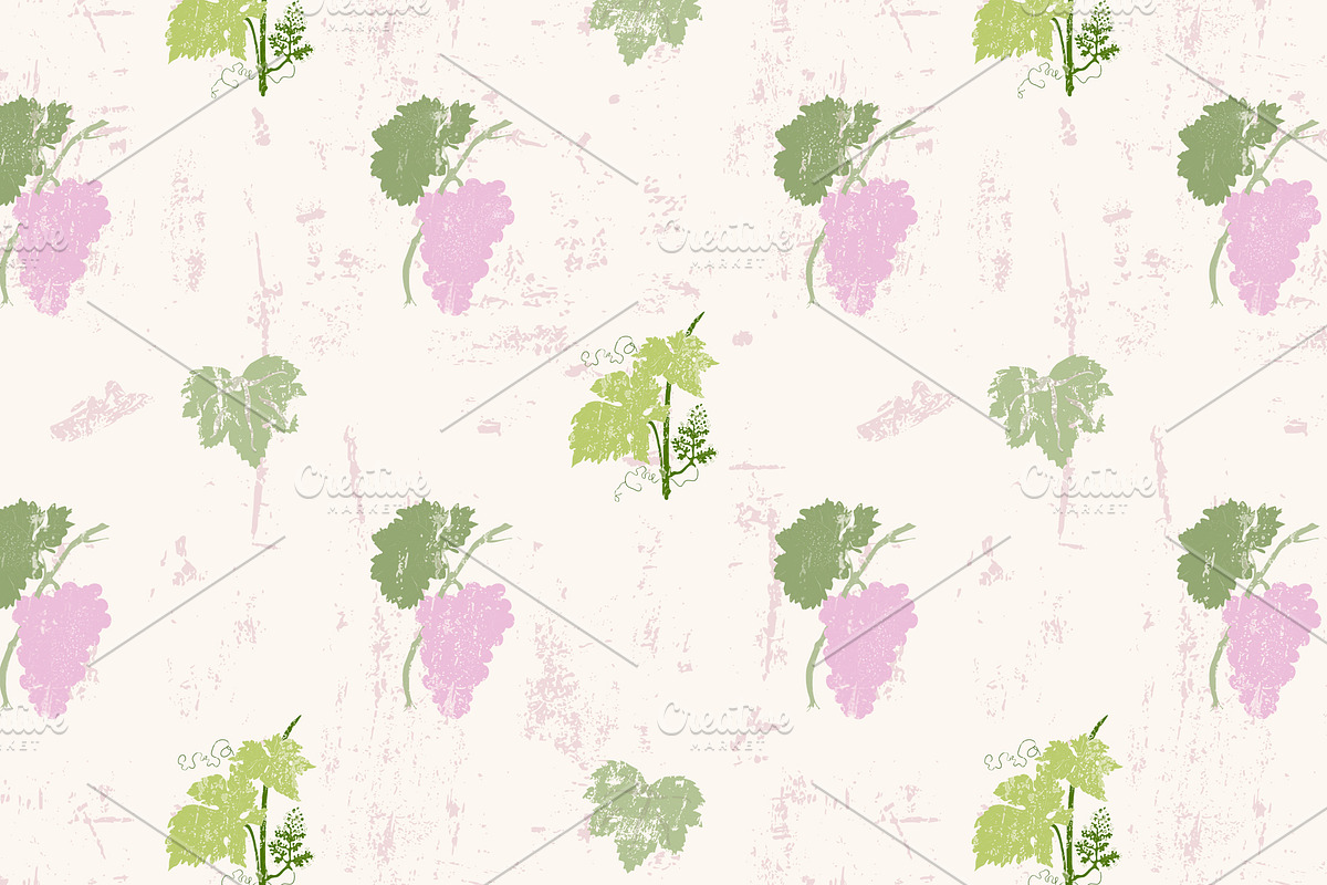 10 Grapevine seamless patterns, a Pattern Graphic by YvY (Photo 5 of 12)
