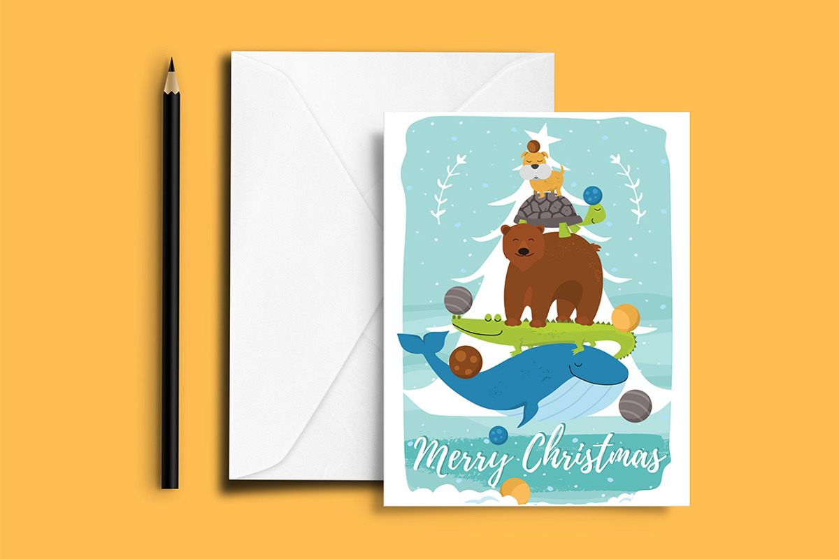 Christmas Card, a Card Template by land art (Photo 3 of 4)