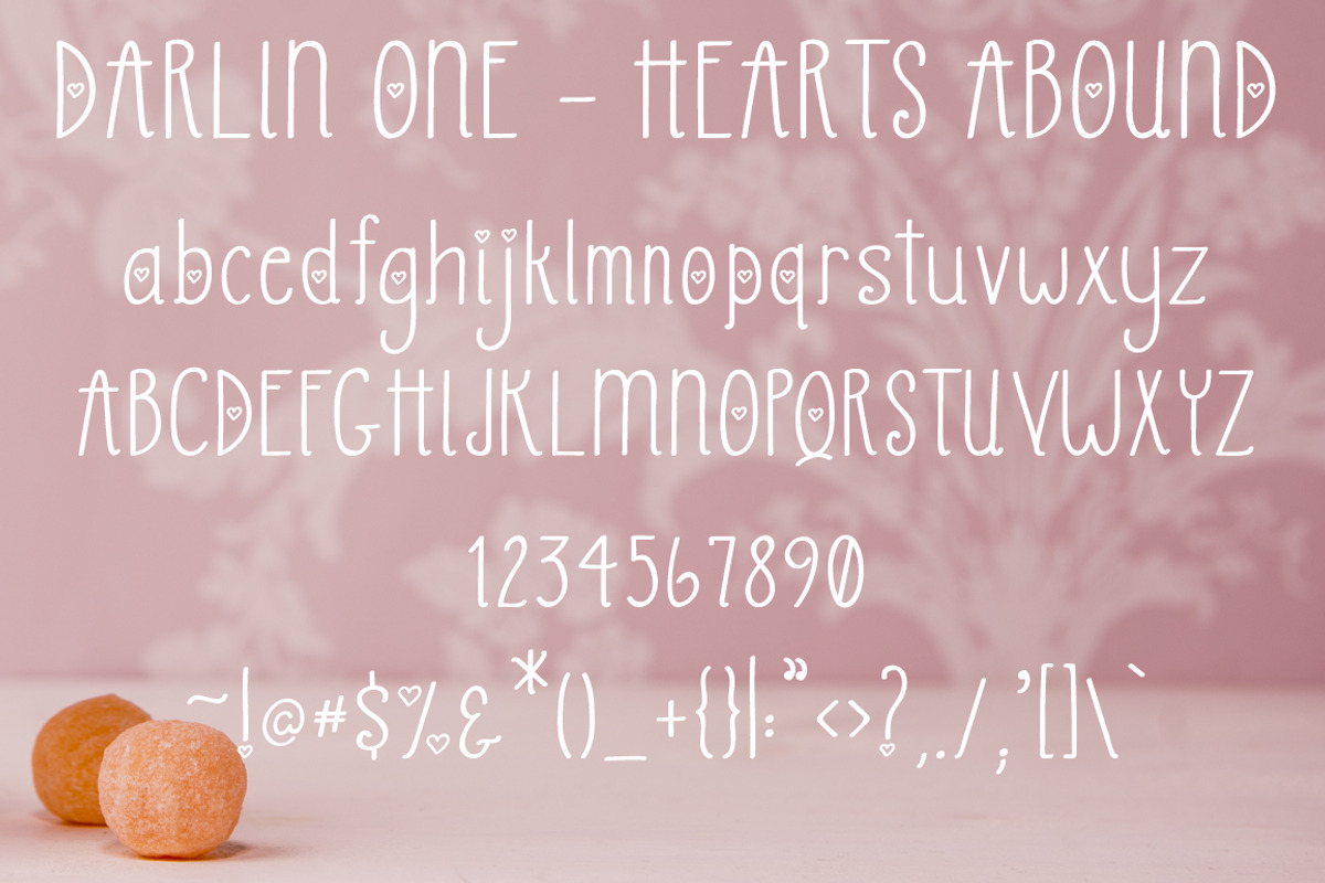 Darlin One // Sweet Font Trio, a Sans Serif Font by by Masselyn (Photo 6 of 7)