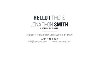 Forest Business Card