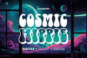 Cosmic Hippie - Groovy Font, a Sans Serif Font by HipFonts (Thumbnail 1 of 10)