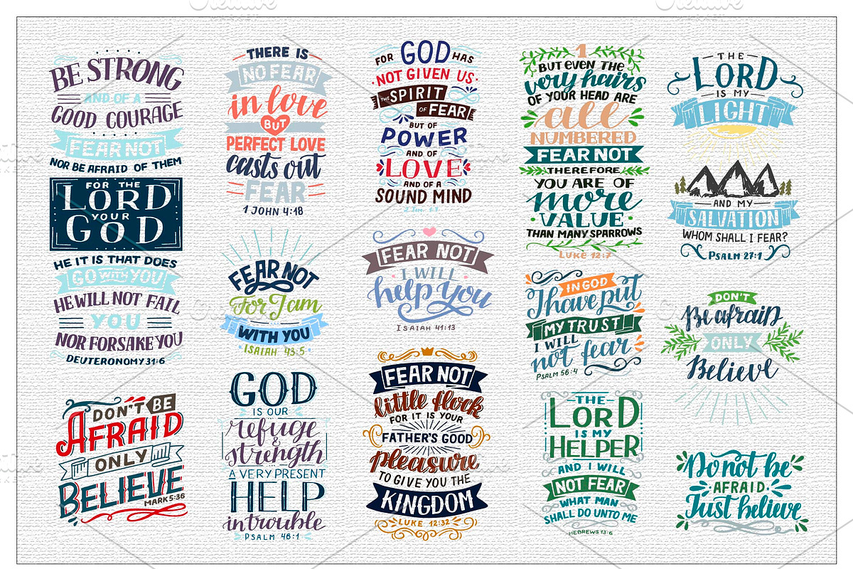 MEGA BUNDLE 111 Bible Verses, an Illustration by Ola-la-la (Photo 5 of 17)