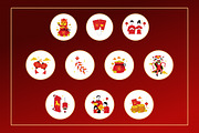 Lunar New Year Illustration Pack, a Seasonal Illustration by Loin Studio (Thumbnail 3 of 3)