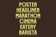 Erofa Condensed Bold Sans Serif, a Sans Serif Font by 24Design Studios (Thumbnail 15 of 15)