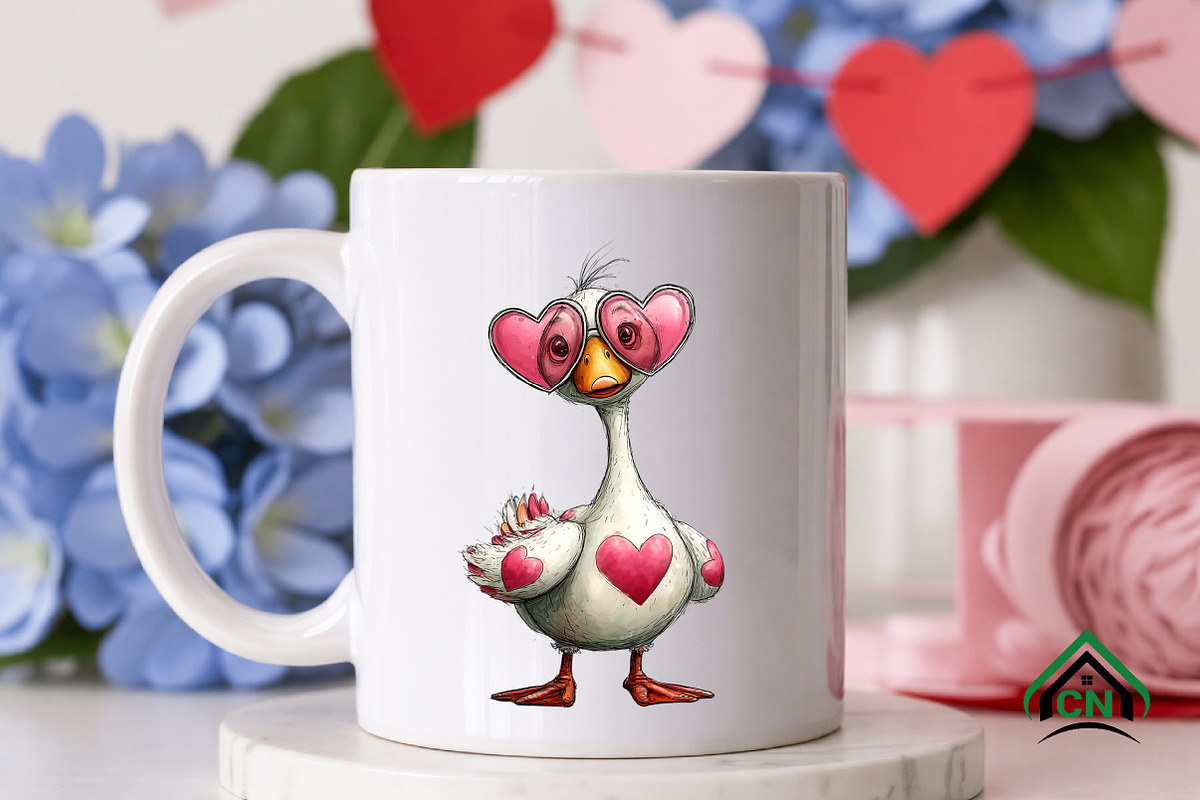 Whimsical Summer Goose Clipart, an Illustration by Craft Nest (Photo 9 of 12)