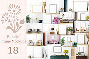 Frame Mockup Bundle - 82, a Print Template by Mockup Shop (Thumbnail 1 of 19)