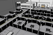 3D Factory Floor Model - Industrial, an Architecture 3D Model by Arthitecture Home (Thumbnail 3 of 3)