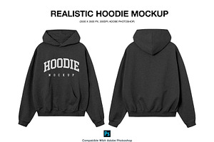 Realistic Regular Hoodie Mockup, a Hoody Mockup by Irhasalfahad