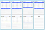 5 Year Monthly Agenda (2026–2030), a Stationery Template by Shumaya (Thumbnail 11 of 11)
