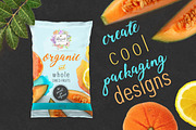 Candy Garden Font Duo + EXTRAS, a Script Font by Isabelle Salem (Thumbnail 3 of 7)