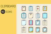 Clipboard and Document Icons Set, an Icon by Designfour (Thumbnail 1 of 3)