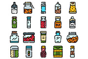 Spice and herb seasoning bottles, an Object Graphic by pikepicture (Thumbnail 2 of 3)
