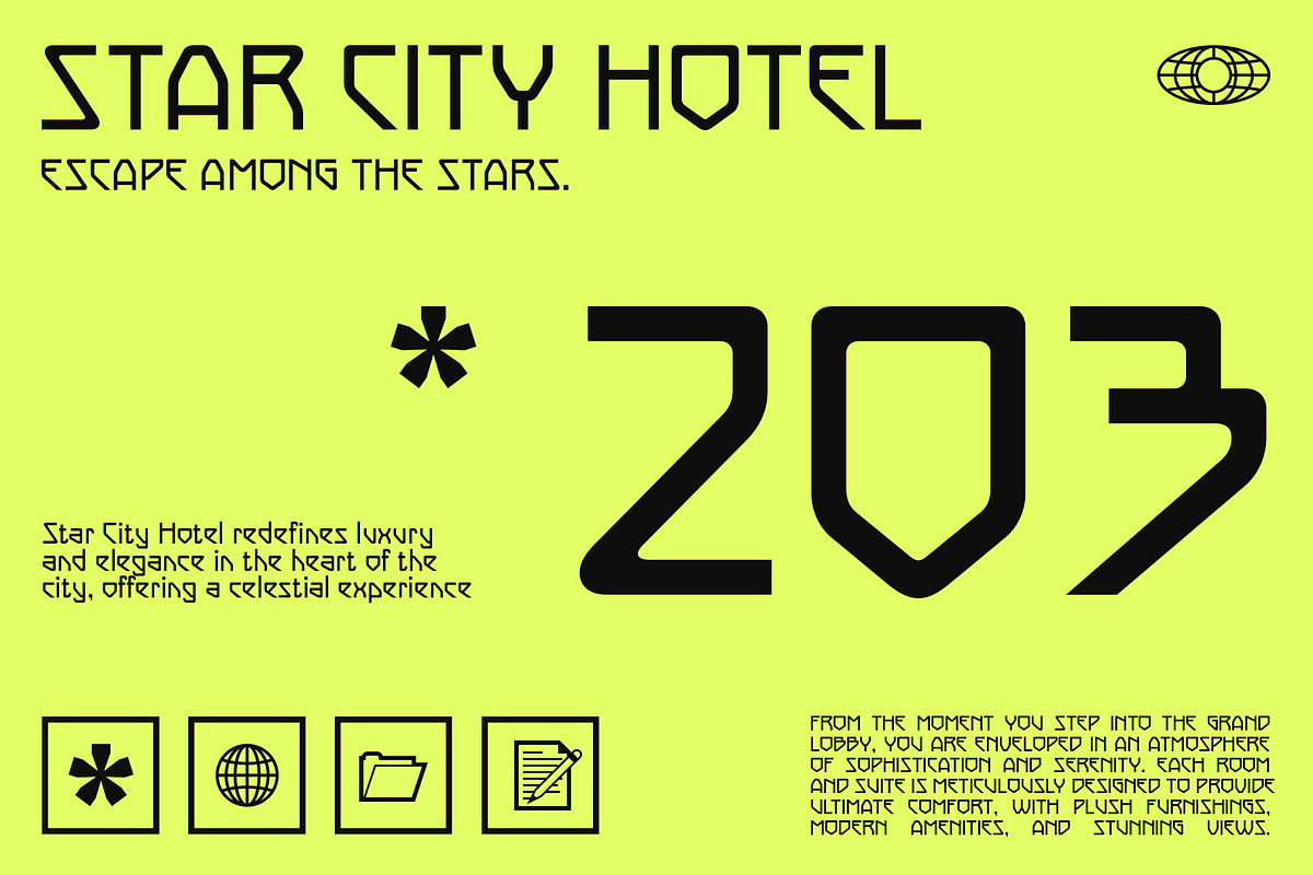 CS Azure – Futuristic Font, a Sans Serif Font by Craft Supply Co. (Photo 6 of 8)