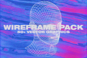 Wireframe Pack - 50 Graphics