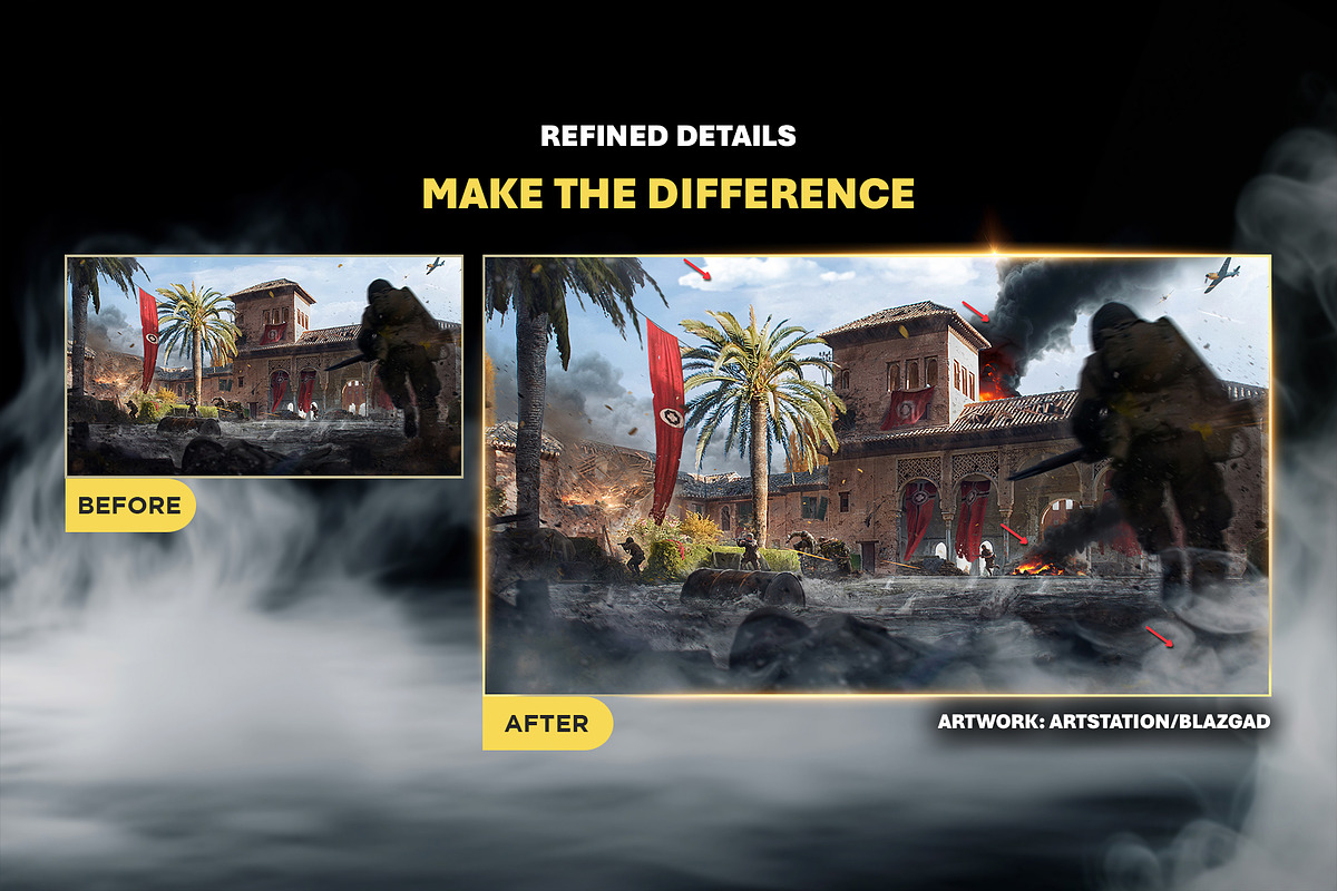240+ Smoke Elements Overlay Effects, an Object Graphic by Mikel Blazgad (Photo 5 of 10)
