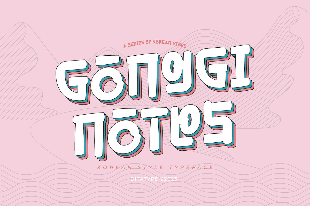 Gonggi Notes, a Symbol Font by Ditatype (Photo 1 of 11)